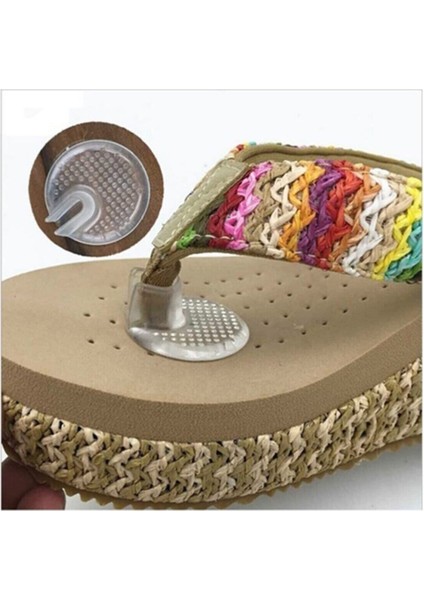 Parmak Arası Silikon Terlik 2'li Küçük Boy Rahat ve Hafif Ayak Konforu Sağlar