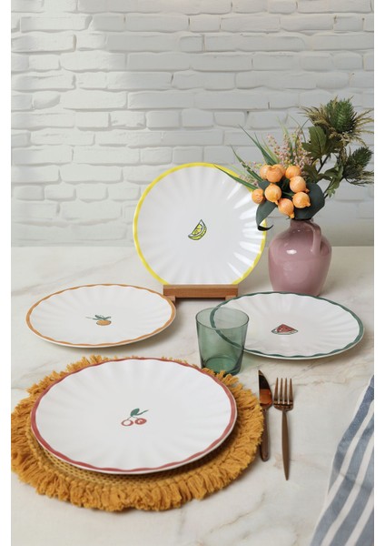 Fruit Feast Sirius Servis Tabağı 27 cm 4 Adet 23108-09-10-11