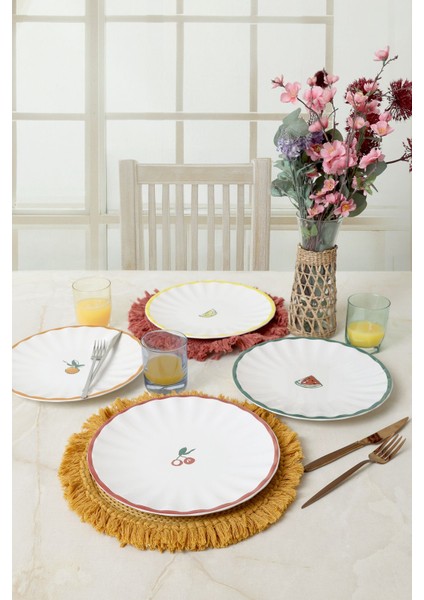 Fruit Feast Sirius Servis Tabağı 27 cm 4 Adet 23108-09-10-11