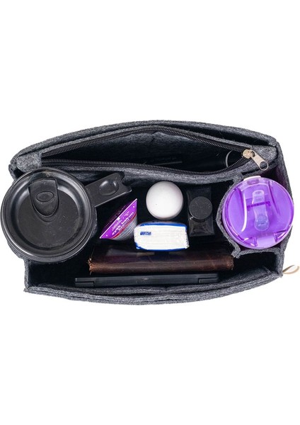 Yandan Clutch Çantası Iç Organizer Fume Renk, Şık ve Pratik Tasarım