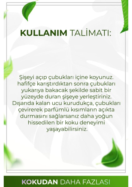 Bahar Esintisi Çubuklu Oda Kokusu Bambu Kokusu Spring Breeze Reed Diffuser 50ml