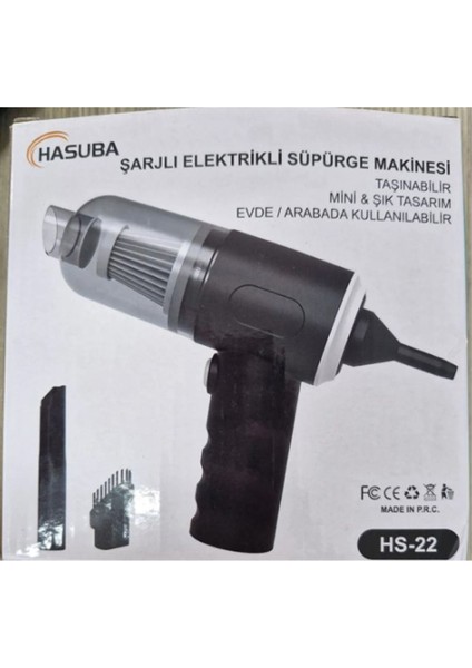 Şarjlı Elektrikli Süpürge ve Pompa Makinesi Arabada/evde