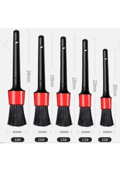 Araç Içi Temizleme Fırçası / Takım /5 Parça Araba Temizleme Ofis Temizleme Fırçası fırsatları