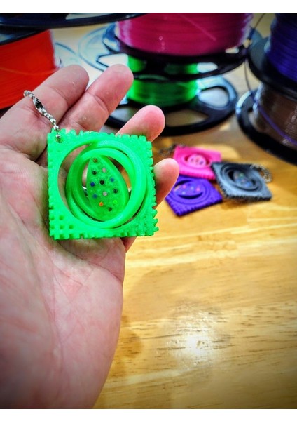 Paskalya Yumurtası Gimbal Anahtarı 3D