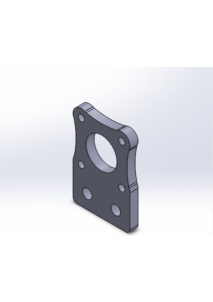 Stepper Nema 17 ve Bosch 2020 Alüminyum Profil İçin Braket 3D