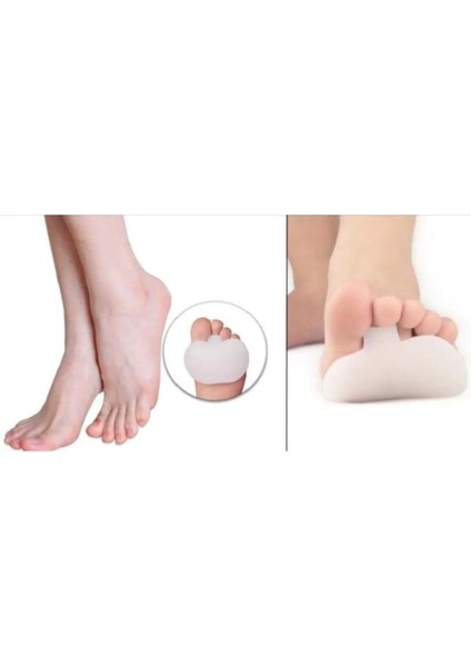 Yumuşak Silikon Halkalı Metatarsal Ped, Rahatlık ve Destek Sağlar