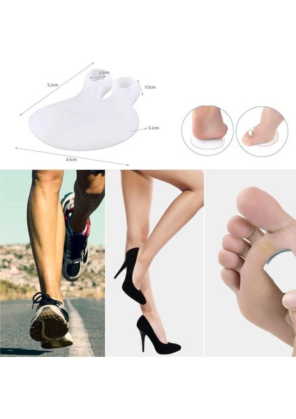 Yumuşak Silikon Halkalı Metatarsal Ped, Rahatlık ve Destek Sağlar