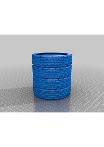 Lastik Kalem Tutucu 3D modelleri