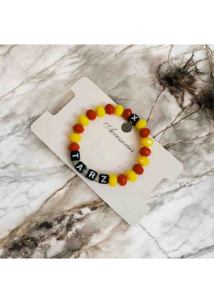 Sarı Kırmızı Minik Aslan Çocuk Bileklik Tasarım fırsatları