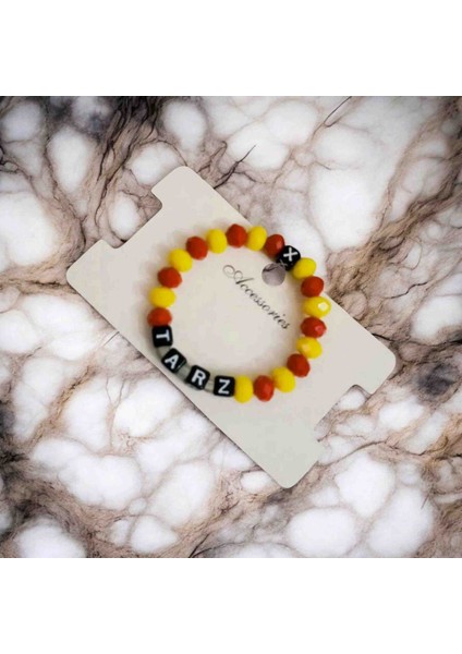 Sarı Kırmızı Minik Aslan Çocuk Bileklik Tasarım indirimleri