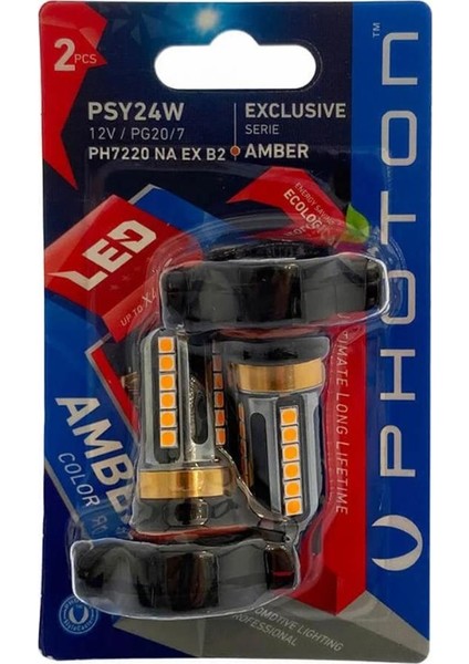 PSX24W Amber Exclusıve Serıe (2li Blister) PH7220 Na Ex B2