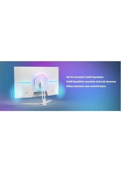 27" Vivid V60 Curved Rgb 0.5ms 240Hz Va Fhd 1500R Hdr Adaptive Sync Beyaz Gaming Monitör fiyatları