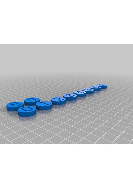 Numaralı Madeni Para 3D fiyatları