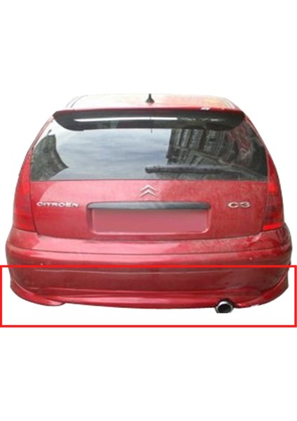 Citroen C3 Eski Kasa Arka Tampon Eki (( Boyasız ))