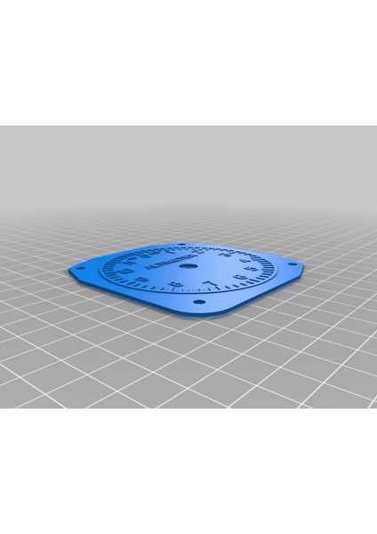 Ikinci Dünya Savaşı Stil Altimetre Masa Saati 3D modelleri