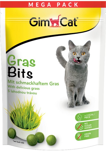 Grass Bits Kedi Otlu Kedi Ödül Tableti 425 gr