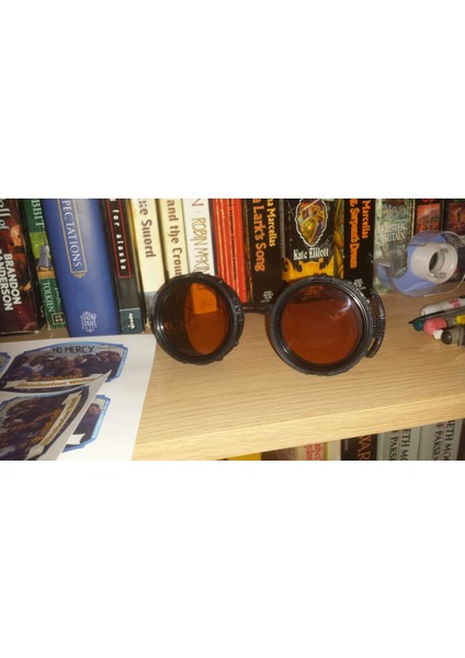 Dişli Steampunk Gözlükleri 3D