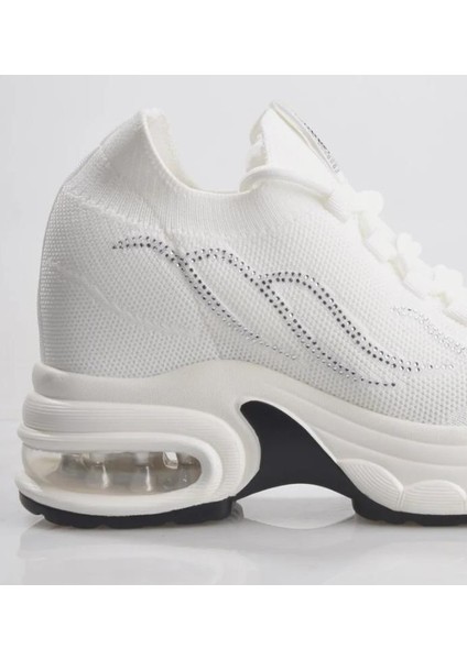 Guja 25Y300-12 Kadın Gizli Dolgu Yüksek Taban Taşlı Sneaker Spor Ayakkabı fırsatları