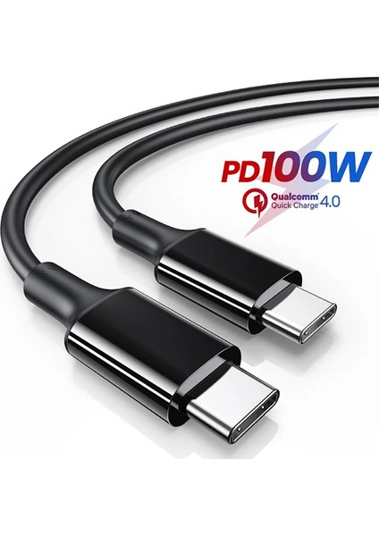 Ally USB Type-C Pd3.1 100W(20V-5A) Hızlı Veri Şarj Kablosu 1METRE-(5775) - EMY4089-4023