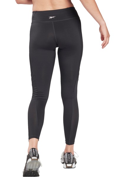 Wor Mesh Tight Siyah Kadin Tayt
