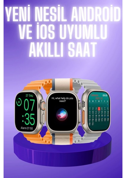 Lider Global Akıllı Saat Çok Fonksiyonlu Sosyal Medya Girişli Bluetooth Bağlantılı