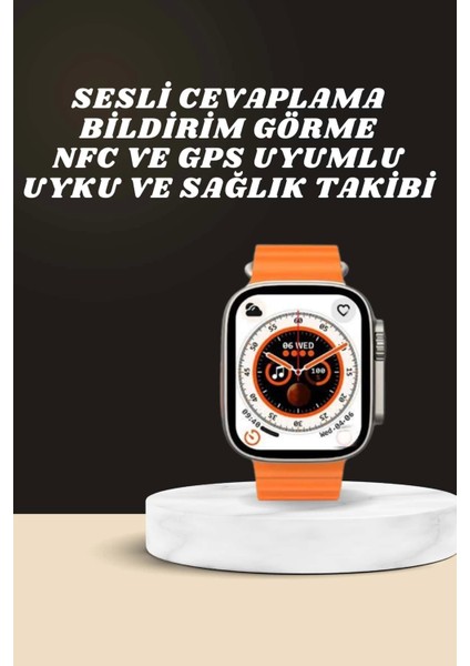 Lider Global Yeni Nesil Ultra Akıllı Saat Adımsayar Uyku Takibi Nabız Sensörü fiyatları