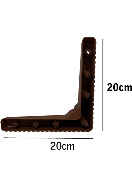 Kanepe Koltuk Tv Ünitesi Konsol Yükseltme Zenit Model Plastik Ayak 10 cm Ceviz Renk 8 Adet modelleri