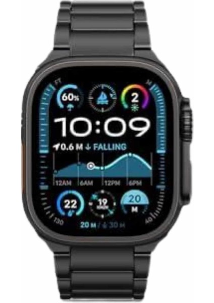 Akıllı Saat 3 Kordonlu Waterproof Adımsayar, Titreşim ve Gps Özelliği