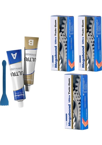 3'lü Çift Karışım Soğuk Kaynak Macun Yapıştırıcı 75 gr fiyatları