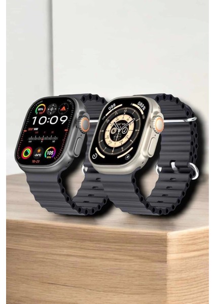 Lider Global 45 mm Gri Kasa Ultra Akıllı Saat Sesli Görüşme, Sağlık Takibi, modelleri