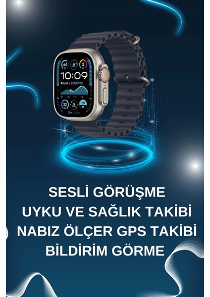 Lider Global Akıllı Saat Bluetooth Bağlantılı Nfc ve Gps Uyumlu Nabız Ölçer Sesli Görüşme