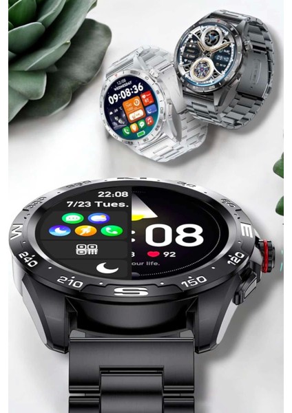Lider Global Akıllı Saat Sağlık ve Fitness Takibi Bluetooth Bağlantılı Dokunmatik Ekran