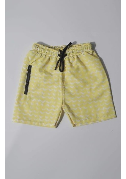 Erkek Çocuk Dalga Desenli Mayo Şort (4-5 Yaş 8-9 Yaş) fiyatları