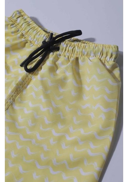 Erkek Çocuk Dalga Desenli Mayo Şort (4-5 Yaş 8-9 Yaş) modelleri