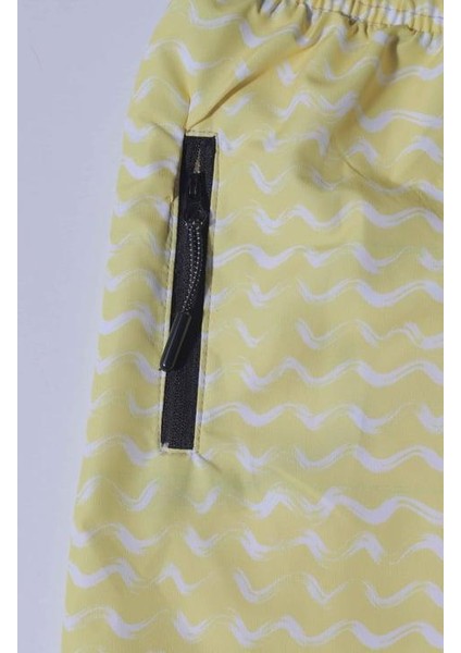 Erkek Çocuk Dalga Desenli Mayo Şort (4-5 Yaş 8-9 Yaş) fırsatları