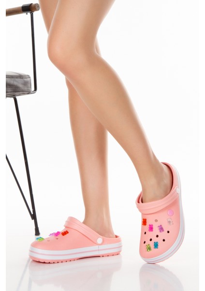 Samesa Pembe Teddy Bear Clogs Eva Yazlık Plaj - Günlük Terlik fiyatları