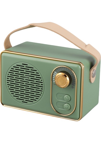 Retro Hoparlör Net Ses Taşınabilir Kablosuz Vintage Küçük Hoparlör Ev Seyahat Açık Hava Yeşil (Yurt Dışından) fiyatları