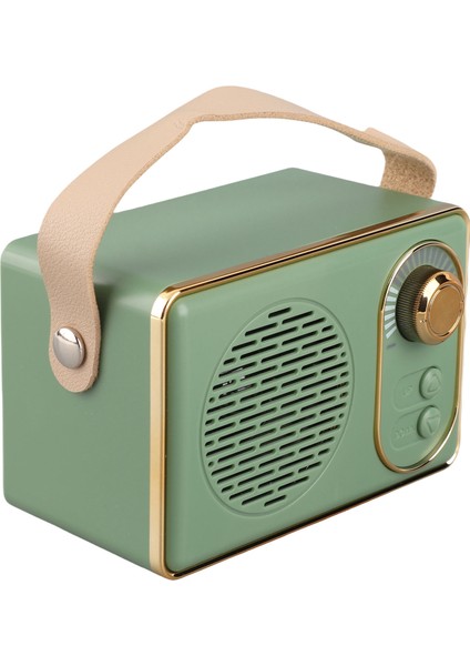 Retro Hoparlör Net Ses Taşınabilir Kablosuz Vintage Küçük Hoparlör Ev Seyahat Açık Hava Yeşil (Yurt Dışından) modelleri