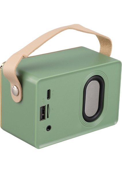 Retro Hoparlör Net Ses Taşınabilir Kablosuz Vintage Küçük Hoparlör Ev Seyahat Açık Hava Yeşil (Yurt Dışından) fırsatları