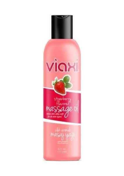 Viaxi Çilek Aromalı Masaj Yağı 177 ml