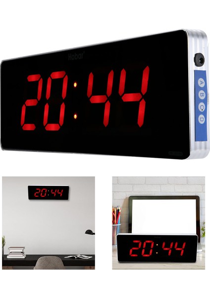 Dijital LED Saat Alüminyum Alaşımlı Duvar Saatleri Ofis Yatak Odası Için (Saat+Dakika) (Yurt Dışından) fiyatları