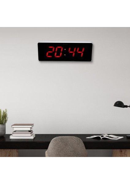 Dijital LED Saat Alüminyum Alaşımlı Duvar Saatleri Ofis Yatak Odası Için (Saat+Dakika) (Yurt Dışından) modelleri