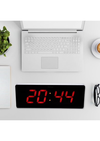 Dijital LED Saat Alüminyum Alaşımlı Duvar Saatleri Ofis Yatak Odası Için (Saat+Dakika) (Yurt Dışından) indirimleri