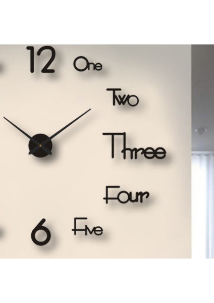 Duvar Saati Çerçevesiz Dekoratif Sessiz Duvar Sanat Saati Oturma Odası Yatak Odası Için (Yurt Dışından) fiyatları