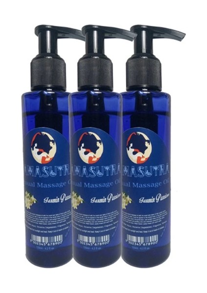 Yasemin Aromalı Vücut Masaj Yağı Jasmine Flavored Massage Oil 125 ml 3Adet