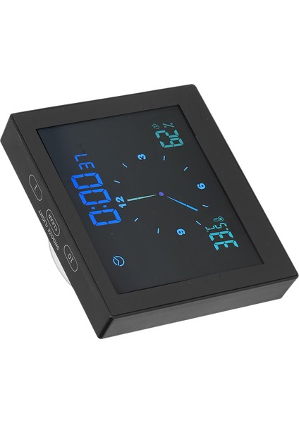5in Duvar Duş Saati Dijital Zamanlayıcı Alarm Sıcaklık Nem Göstergesi Su Geçirmez Ev Banyo Siyah (Yurt Dışından) fiyatları