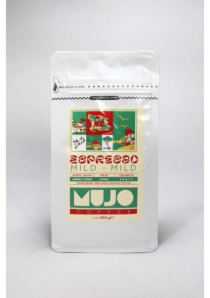 Espresso Mild Kahve (Çekirdek Veya Öğütülmüş) 250 gr