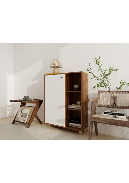 Çok Amaçlı Kitaplık Amalfi-Beyaz fiyatları