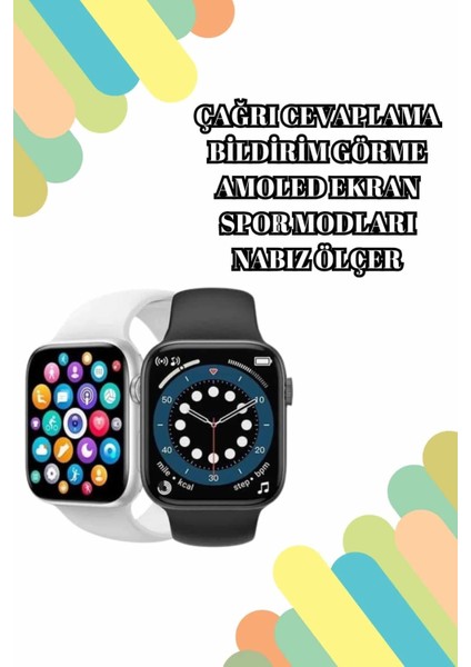 Lider Global 2025 Model Akıllı Saat ve Bluetooth Kulaklık 5.0 Bluetooth Bağlantılı Dokunmatik Ekran fırsatları