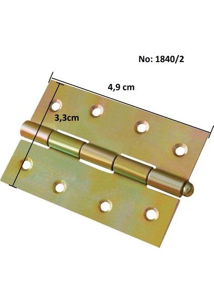 Menteşe, Katlanır Kapı, Yaprak Menteşe No:2 4'lü fiyatları